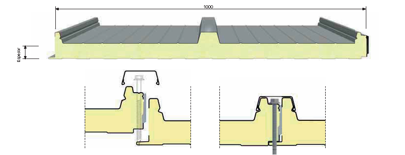 Panel para tejado